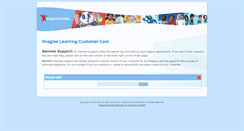 Desktop Screenshot of help.imaginelearning.com
